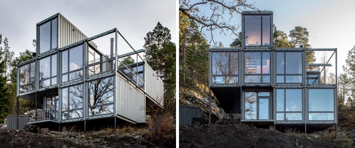 Casa de cabina de manzana