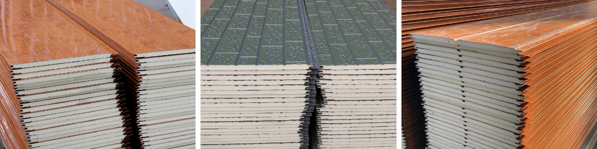 Paneles de pared decorativos aislados