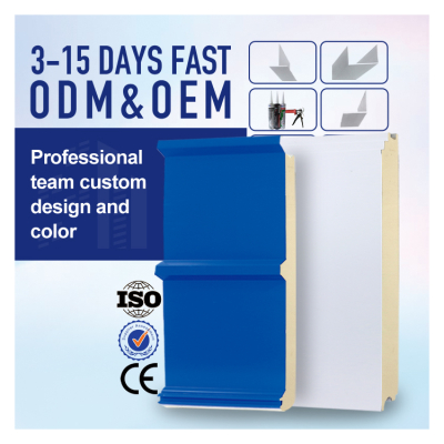 Tấm panel sandwich PU thép màu