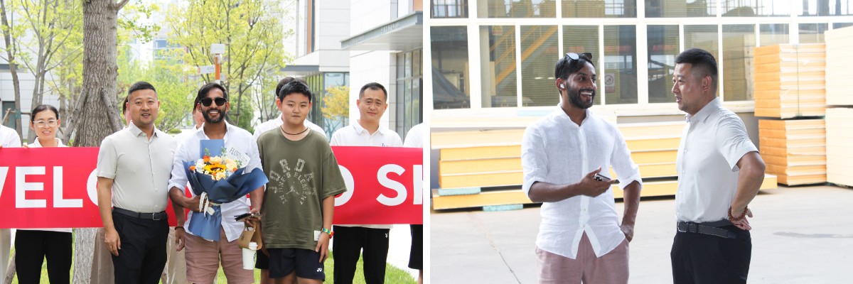 Trường hợp khách hàng đến thăm Vương quốc Anh | Kiểm tra sản xuất tại Apple Cabin & Xác nhận giao hàng