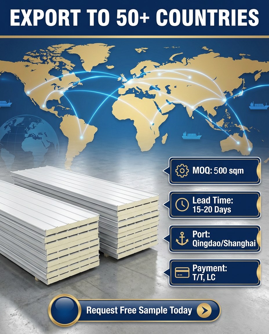 PUフォームサンドイッチパネル