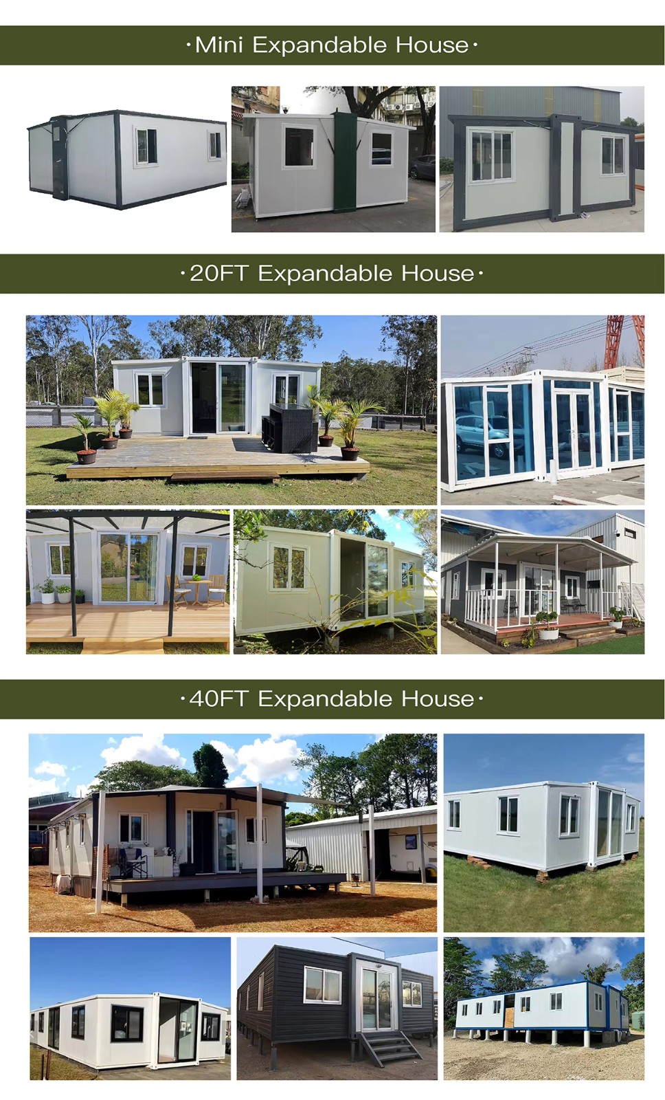 Erweiterbares Containerhaus