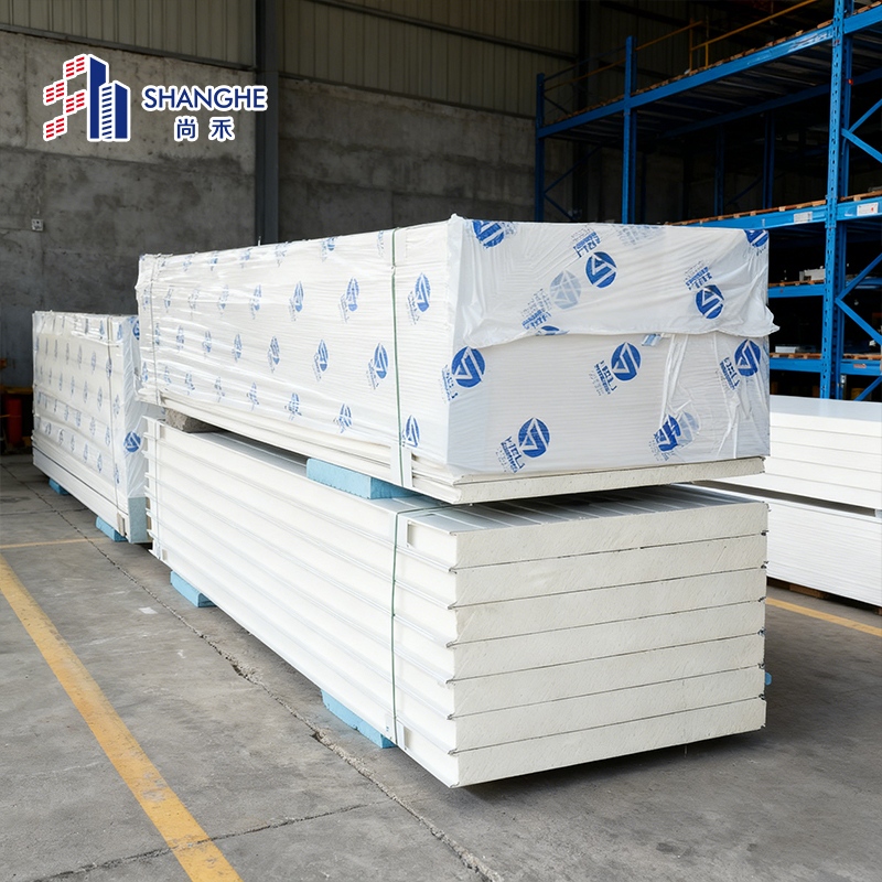 Tấm panel sandwich PU đúc sẵn