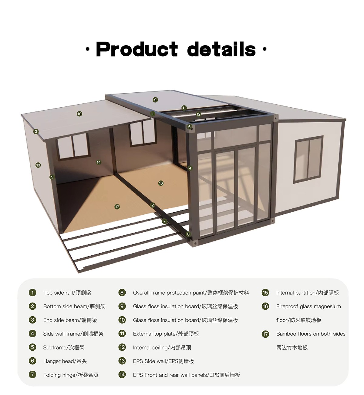 Casa contenedor expandible