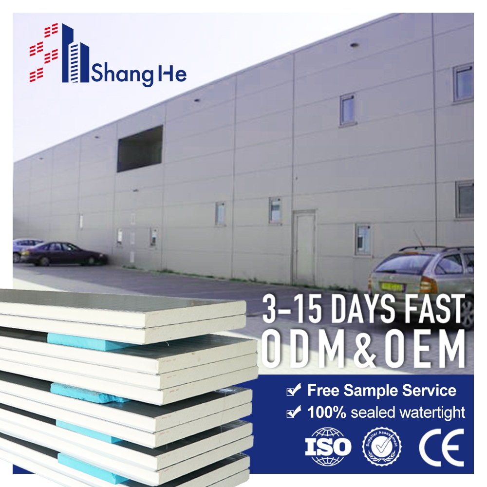 Panel sándwich de PU industrial