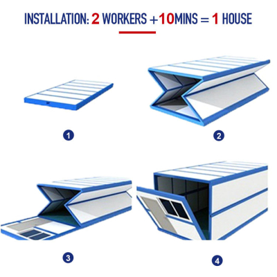 Flat pack container house