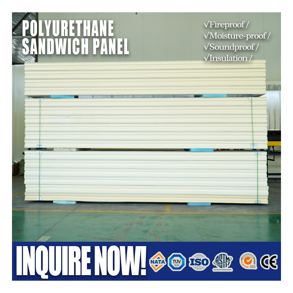 Tấm panel sandwich PU cách nhiệt
