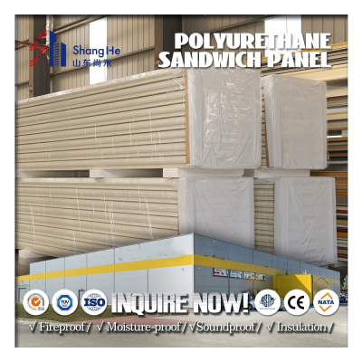 Panel sándwich de PU de alta densidad