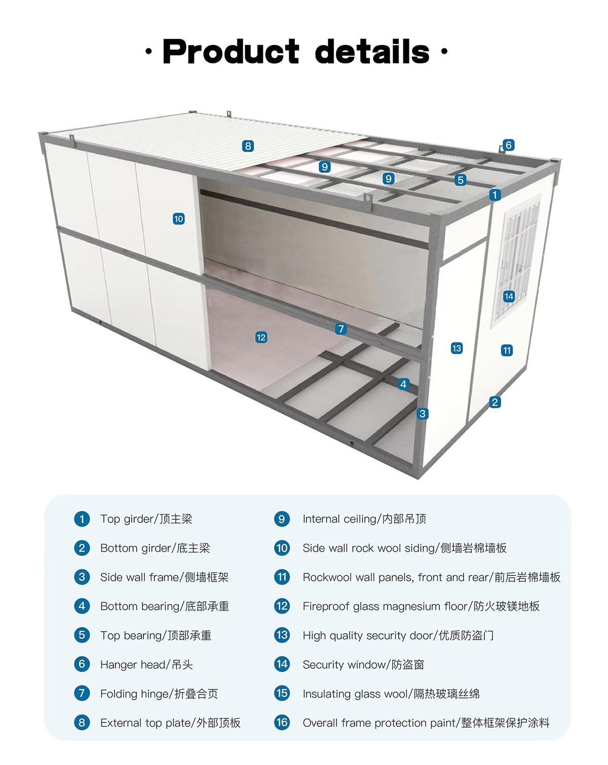 Casa contenedor desmontable