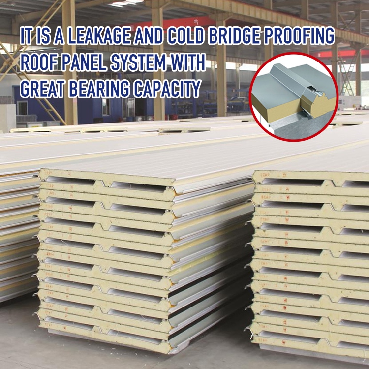 Flat PU Sandwich Panel