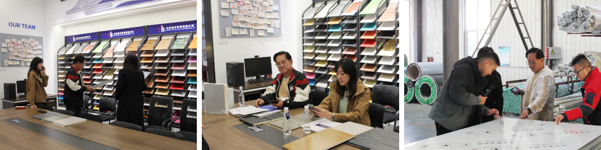 Fallbeispiel Kundenbesuch in Vietnam | Inspektion der Sandwichpaneelfabrik in Shandong Shanghai